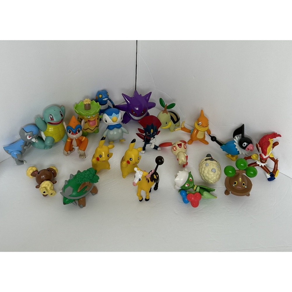 Lot Of 21 2007 JAKKS Nintendo Pokemon Figures